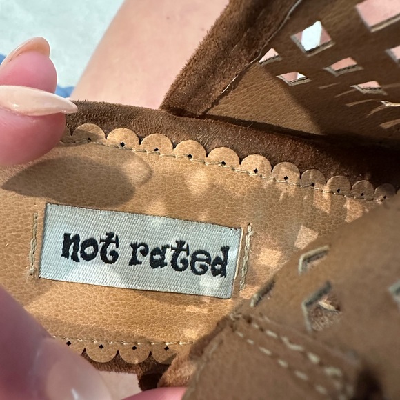 Brown wedge sandals - Picture 5 of 6